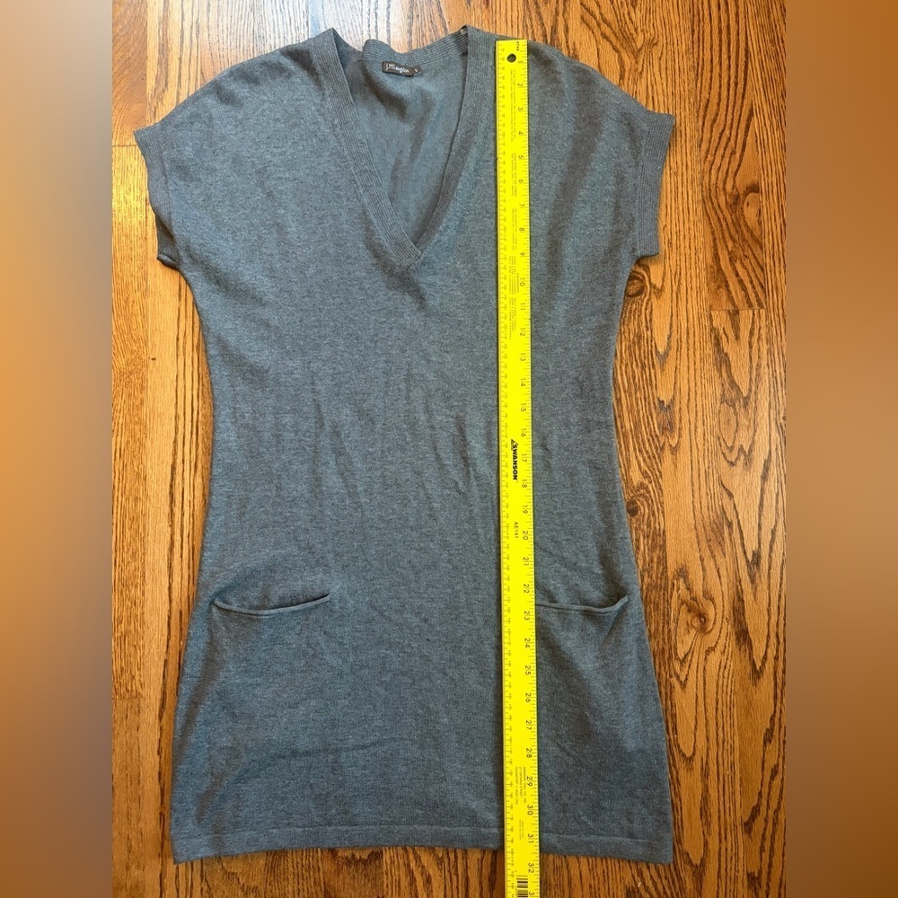 J.McLaughlin | Gray V-Neck Pocket Dress – Size Small - Picture 7 of 9